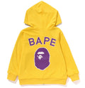 A BATHING APE BAPE KIDS ABC CAMO MESH REVERSIBLE ZIP HOODIE