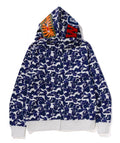 A BATHING APE JAPAN LIMITED COLLECTION BAPE.COM SEPARATE SHARK FULL ZIP HOODIE