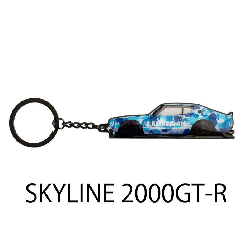 A BATHING APE BAPE x LIBERTY WALK LBWK GT ABC CAMO KEYCHAIN