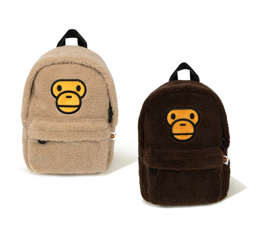 A BATHING APE - BABY MILO STORE ALL BABY MILO FUR BACKPACK