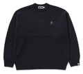 A BATHING APE ONE POINT RELAXED FIT SWEATER