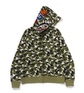 A BATHING APE JAPAN LIMITED COLLECTION BAPE STORE ZOZOTOWN SEPARATE SHARK FULL ZIP HOODIE