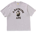 A BATHING APE MAP CAMO COLLEGE RELAXED FIT TEE