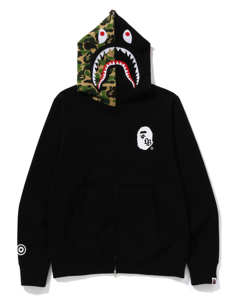 A BATHING APE BAPE x LIBERTY WALK LBWK S15 SHARK FULL ZIP HOODIE