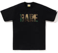 A BATHING APE MAP CAMO STENCIL BAPE LOGO TEE