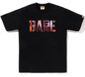 A BATHING APE MAP CAMO STENCIL BAPE LOGO TEE