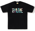 A BATHING APE MAP CAMO STENCIL BAPE LOGO TEE