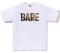 A BATHING APE MAP CAMO STENCIL BAPE LOGO TEE