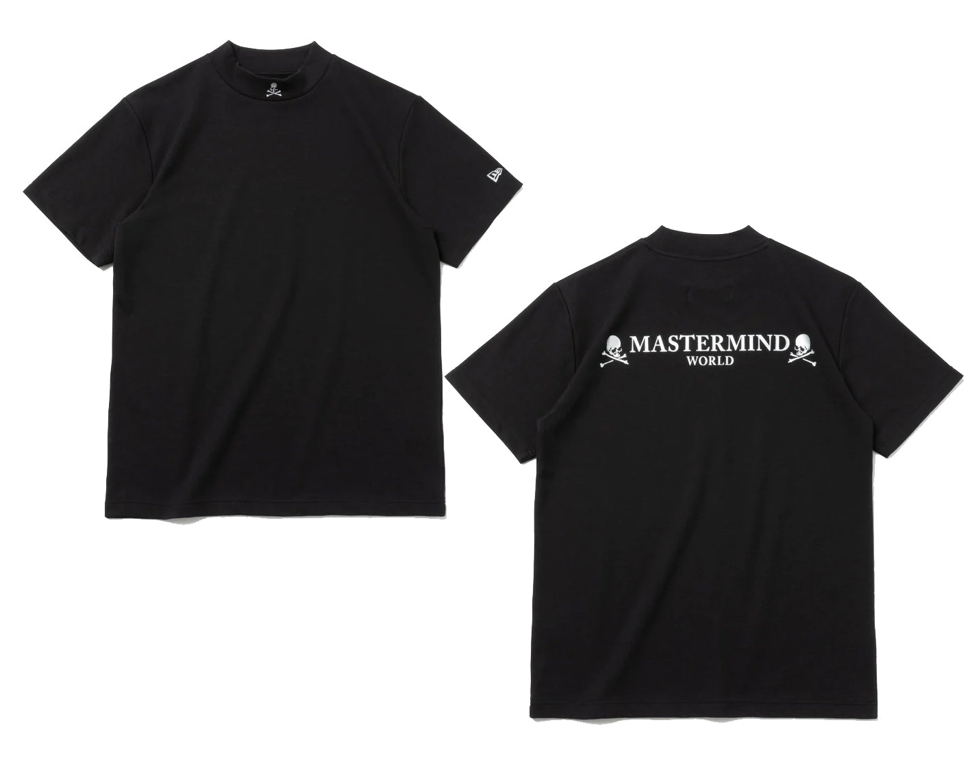 New Era Golf x mastermind WORLD Mid Neck Performance Tee