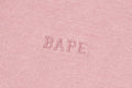 A BATHING APE Ladies' PIGMENT DYED CUT OUT RIB L/S TEE