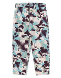 A BATHING APE MAP CAMO RELAXED FIT WORK PANTS