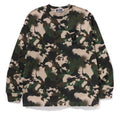 A BATHING APE MAP CAMO RELAXED FIT L/S TEE