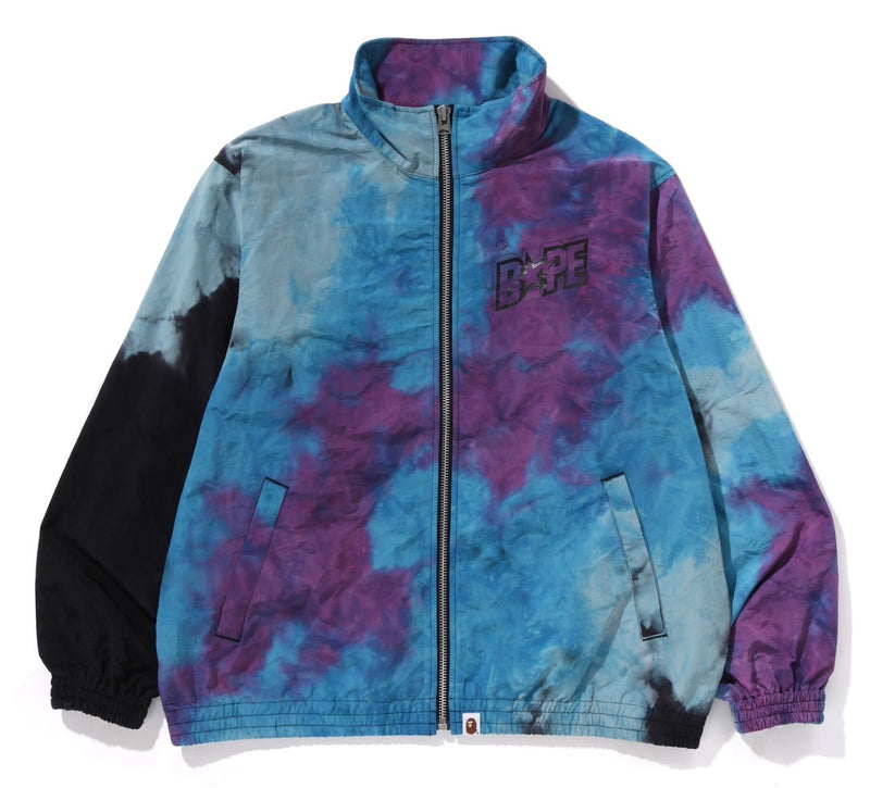 A BATHING APE TIE DYE TRACK JACKET