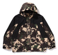 A BATHING APE MAP CAMO SNOWBOARD JACKET