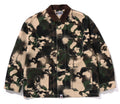 A BATHING APE MAP CAMO WORK JACKET