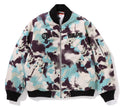 A BATHING APE MAP CAMO BOMBER JACKET