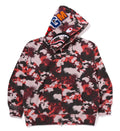 A BATHING APE MAP CAMO SHARK RELAXED FIT FULL ZIP HOODIE