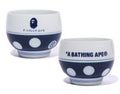 A BATHING APE PORCELAIN LOGO CUP