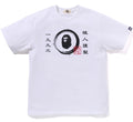 A BATHING APE JAPANESE CIRCLE APE HEAD TEE