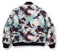 A BATHING APE MAP CAMO BOMBER JACKET