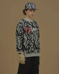 A BATHING APE BAPE x NBHD TRIAL CAMO GIGAPE CREWNECK