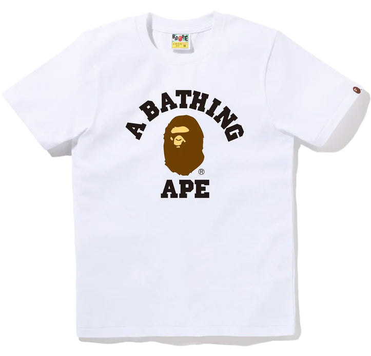 A BATHING APE Ladies' COLLEGE TEE