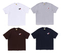 A BATHING APE BATHING APE LOGO RELAXED FIT TEE