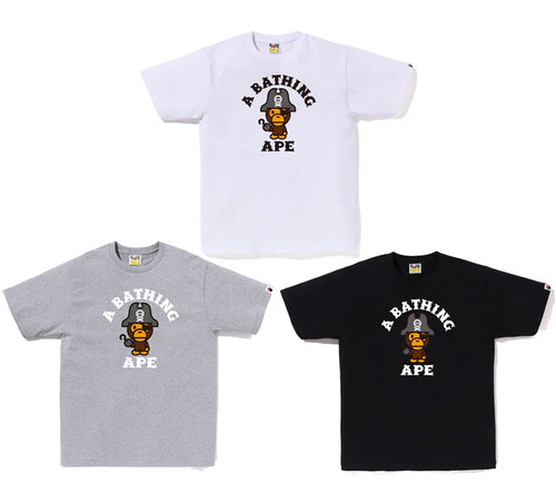 BAPE 1st Camo Busy Works Relaxed Fit L/S Tee White