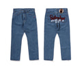 A BATHING APE BAPE CHAMPION REGULAR FIT DENIM PANTS