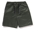 A BATHING APE LOGO NYLON RELAXED FIT SHORTS