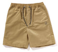 A BATHING APE LOGO NYLON RELAXED FIT SHORTS