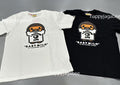 A BATHING APE Ladies' BABY MILO COLLEGE TEE