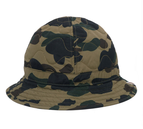 A BATHING APE 1ST CAMO QUILTED HAT