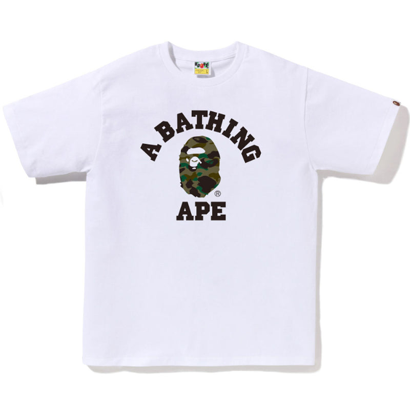 A BATHING APE 1ST CAMO COLLEGE TEE