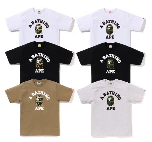 A BATHING APE 1ST CAMO COLLEGE TEE