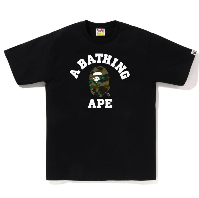 A BATHING APE 1ST CAMO COLLEGE TEE