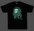 A BATHING APE APE HEAD FIREWORK TEE #1 ( Glow in the Dark )