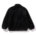 A BATHING APE CAMO FLUFFY JACKET