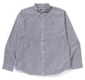 A BATHING APE ONE POINT CHECKED POPLIN L/S SHIRT