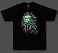 A BATHING APE APE HEAD FIREWORK TEE #1 ( Glow in the Dark )