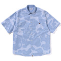 A BATHING APE STRIPE CAMO RELAXED FIT SS SHIRT