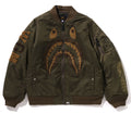 A BATHING APE SHARK MA-1 JACKET