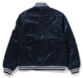 A BATHING APE SOLID CAMO NYC LOGO NYLON VARSITY JACKET