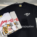 A BATHING APE EMBROIDERY STYLE SOUVENIR LOGO TEE