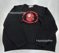 A BATHING APE FLORAL CAMO BUSY WORKS RELAXED FIT CREWNECK SWEAT SHIRT