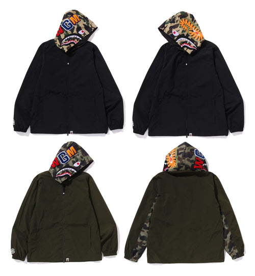 A BATHING APE 1ST CAMO SHARK HOODIE JACKET