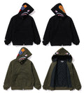 A BATHING APE SHARK WORK HOODIE JACKET