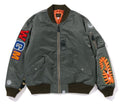 A BATHING APE SHARK MA-1 JACKET