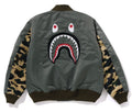 A BATHING APE SHARK MA-1 JACKET