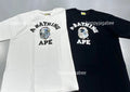 A BATHING APE FLORAL CAMO COLLEGE TEE